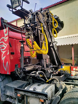 установка гидроманипулятора картинка